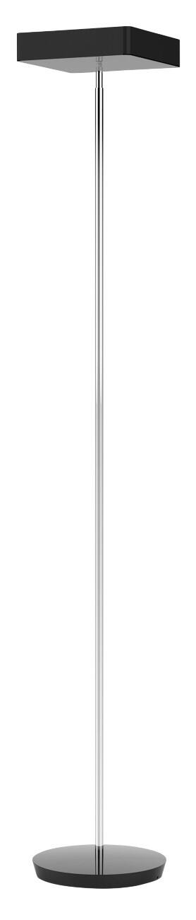 Lampadaire Alba Fluosquare BC Noir 24 W Fluorescent 275 x 275 x 1850 mm