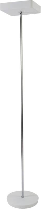 Lampadaire Alba Fluosquare BC Blanc 24 W Fluorescent 275 x 275 x 1850 mm