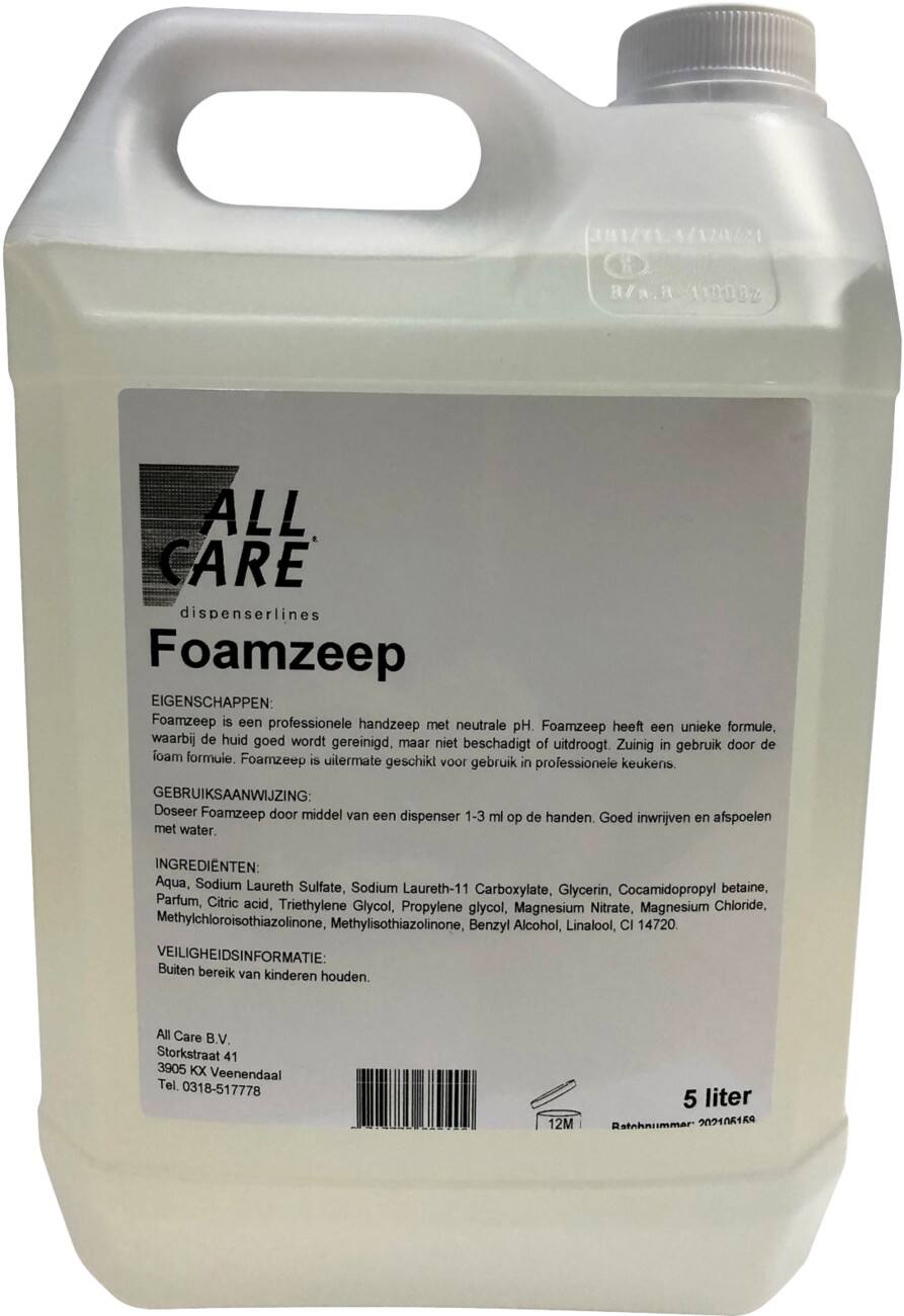 Recharge de savon mousse Eco Frais 5 l