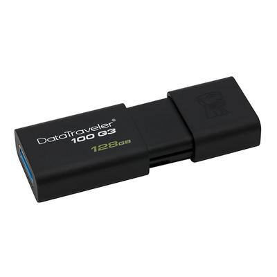 Clé USB Flash Drive Kingston 100G3 USB 3.0 128 Go Noir