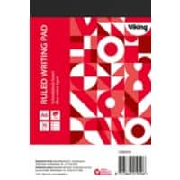 Bloc-notes Office Depot Blanc A6 Ligné 100 feuilles Paquet de 5