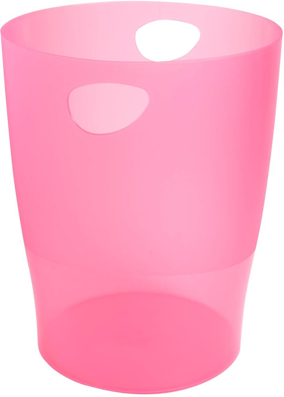Corbeille à papier Exacompta Classic Rose Polypro 26,3 x 26,3 x 33,5 cm