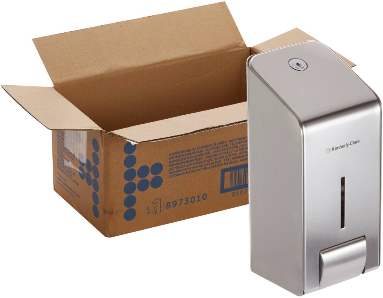 Distributeur nettoyant de mains Kimberly-Clark Professional 8973 Fixation murale Manuel 1 l Argenté