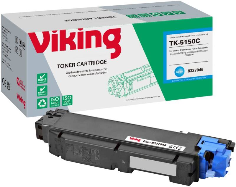 Toner Viking compatible Kyocera TK-5150C Cyan