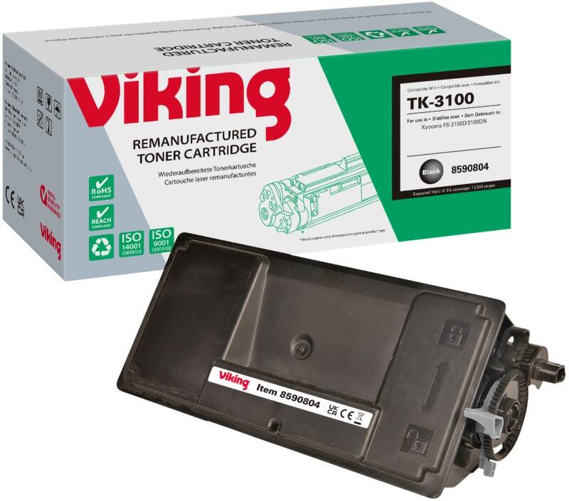 Toner Viking Compatible Kyocera TK-3100 Noir