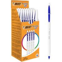 Stylo-bille BIC Cristal Up Bleu 0,35 mm Moyen Bille 20 Unités