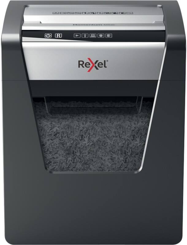 Destructeur de documents Rexel Momentum 11 Feuilles Micro coupe Niveau de sécurité P-5 23 L M510