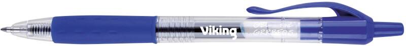 Stylo roller Viking GRRBF Rétractable Bleu 0,5 mm Fin Ogive