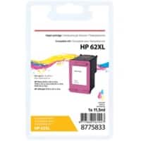 Cartouche jet d'encre Office Depot Compatible HP 62XL 3 Couleurs C2P07AE