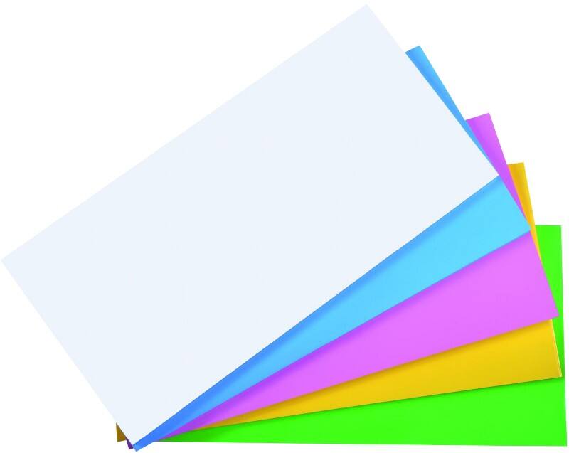 Feuilles électrostatiques Legamaster Magic Chart 7-159499 Assortiment 10 x 20 cm 500 unités