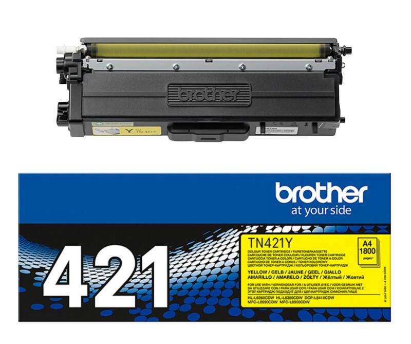 Toner Brother TN-421Y D'origine Jaune