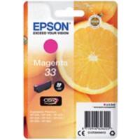 Cartouche jet d'encre Epson D'origine 33 Magenta C13T33434012