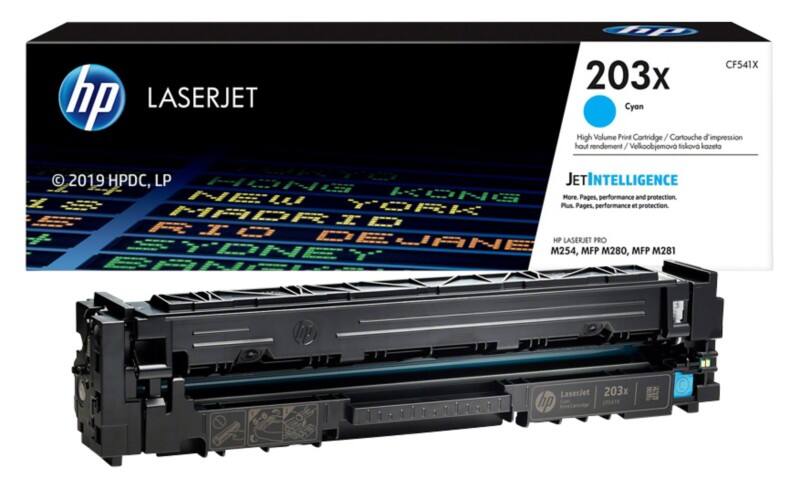 Toner HP 203X D'origine CF541X Cyan
