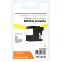 Cartouche jet d'encre Office Depot Compatible Brother LC225XL Jaune