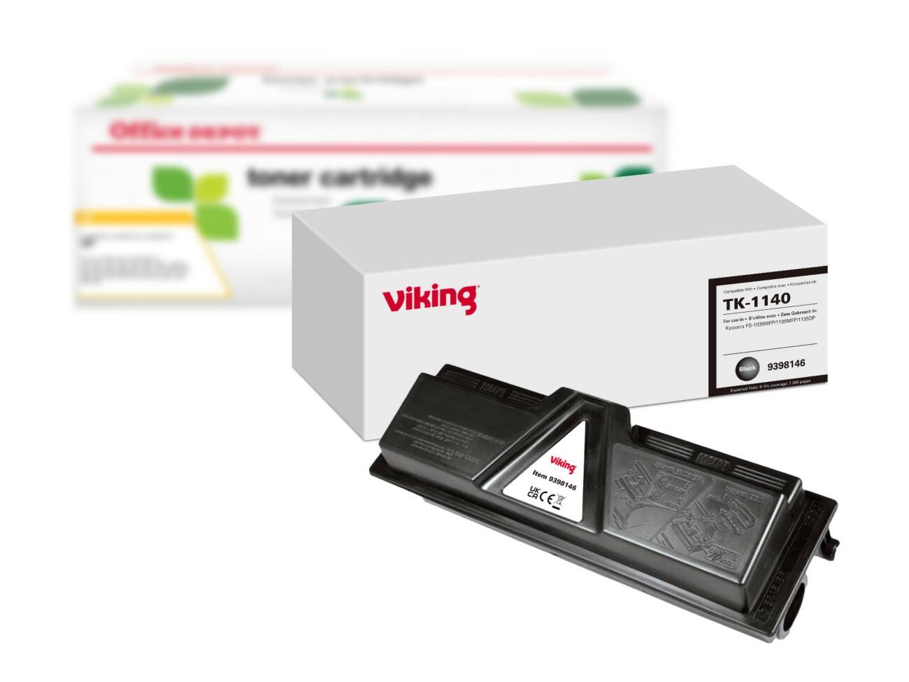 Toner Office Depot Compatible Kyocera TK-1140 Noir